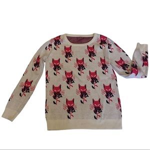 Kids Fox/Kitty Thick Jumper Sweater